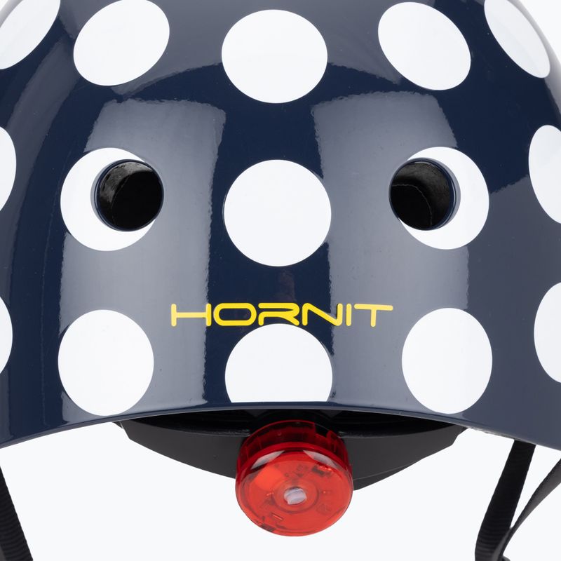 Dětská helma na kolo Hornit  PolkaDot navy/white/red 7