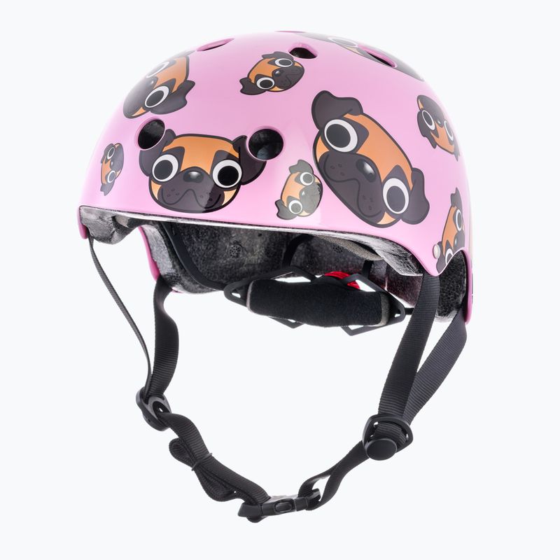 Dětská helma na kolo Hornit  Pug pink/brown