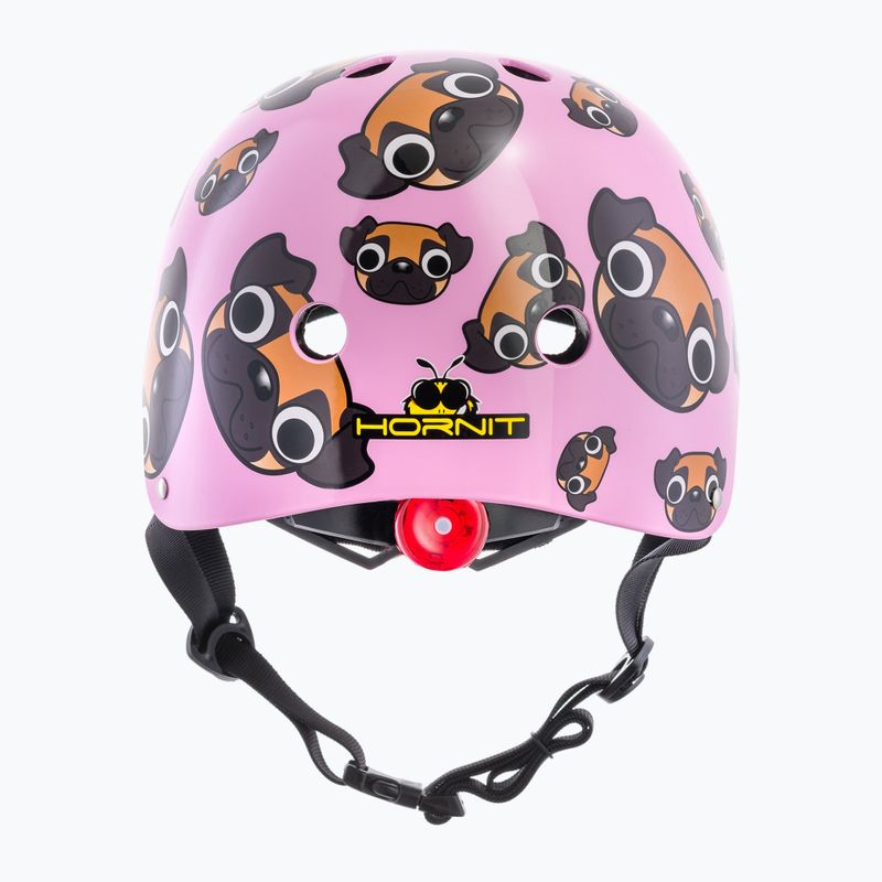Dětská helma na kolo Hornit  Pug pink/brown 3