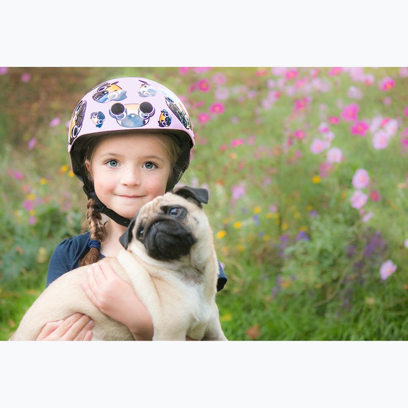 Dětská helma na kolo Hornit  Pug pink/brown 8