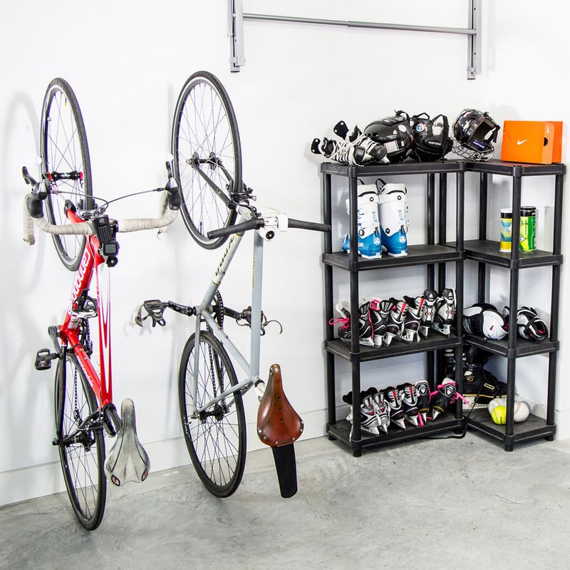 Nástěnný nosič kol Hornit Clug Roadie Bike Rack bílý a černý RWB2581 7