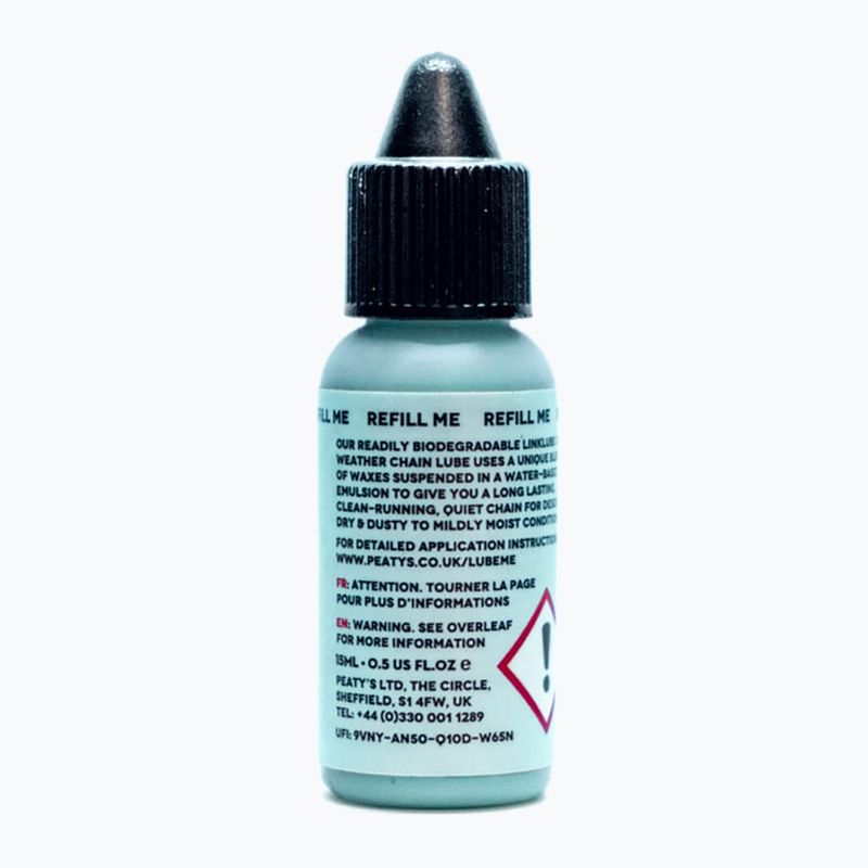 Mazivo na řetěz Peaty's Linklube Dry 15 ml 2