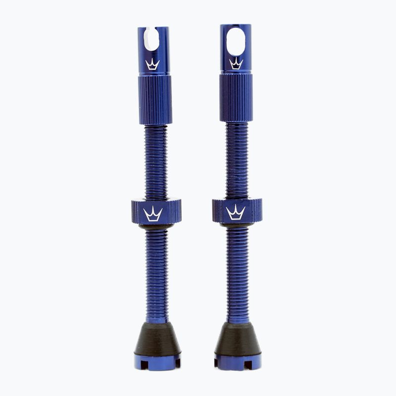 Sada ventilků Peaty's X Chris King MK2 Presta 60 mm navy