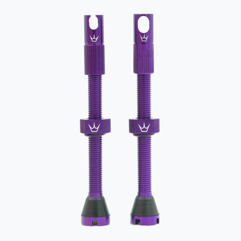 Sada ventilků Peaty's X Chris King MK2 Presta 60 mm violet