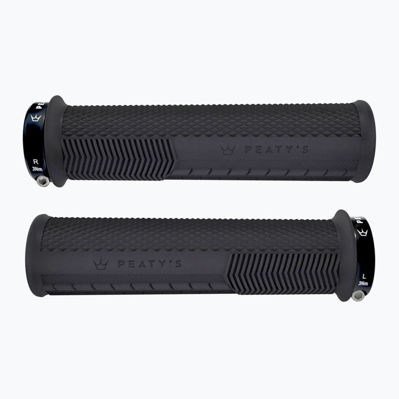Gripy na řídítka Peaty's Monarch Knurl Thin black