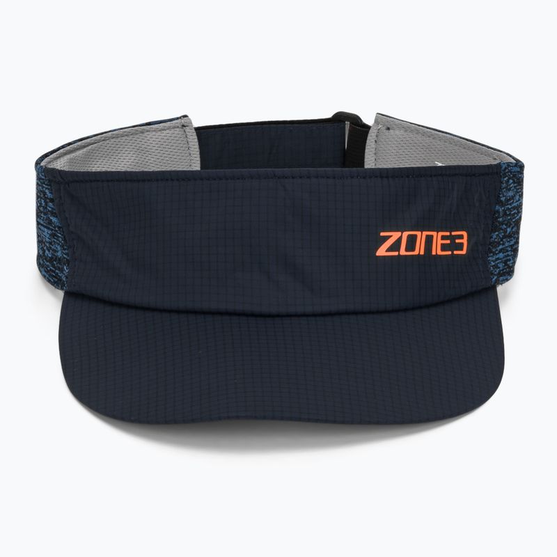 Běžecký kšilt ZONE3 Lightweight Race Visor navy/blue marl/reflective silver 2