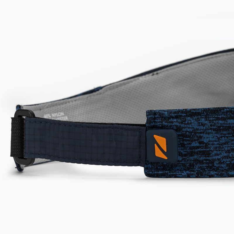 Běžecký kšilt ZONE3 Lightweight Race Visor navy/blue marl/reflective silver 4