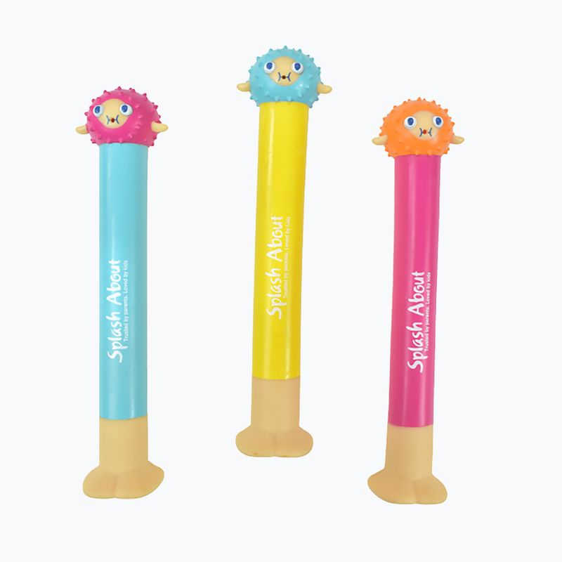 Splash About Pufferfish Divesticks 3 ks barva SADSP