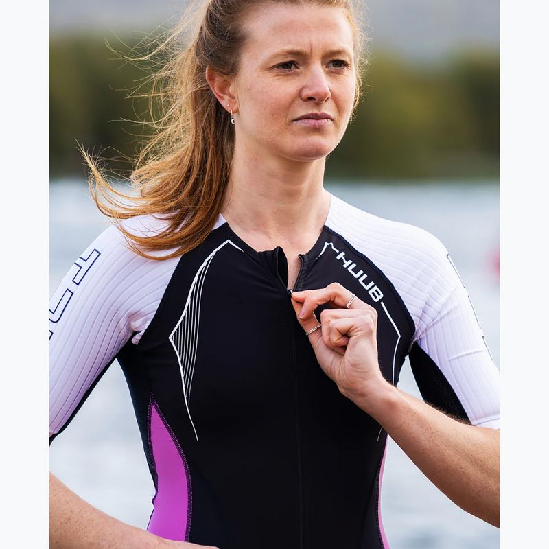 Dámský triatlonový oblek HUUB Anemoi Aero Tri Suit black and white ANELCSW 8