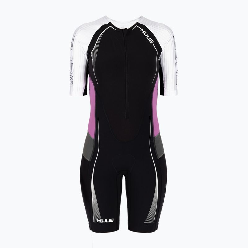 Dámský triatlonový oblek HUUB Anemoi Aero Tri Suit black and white ANELCSW