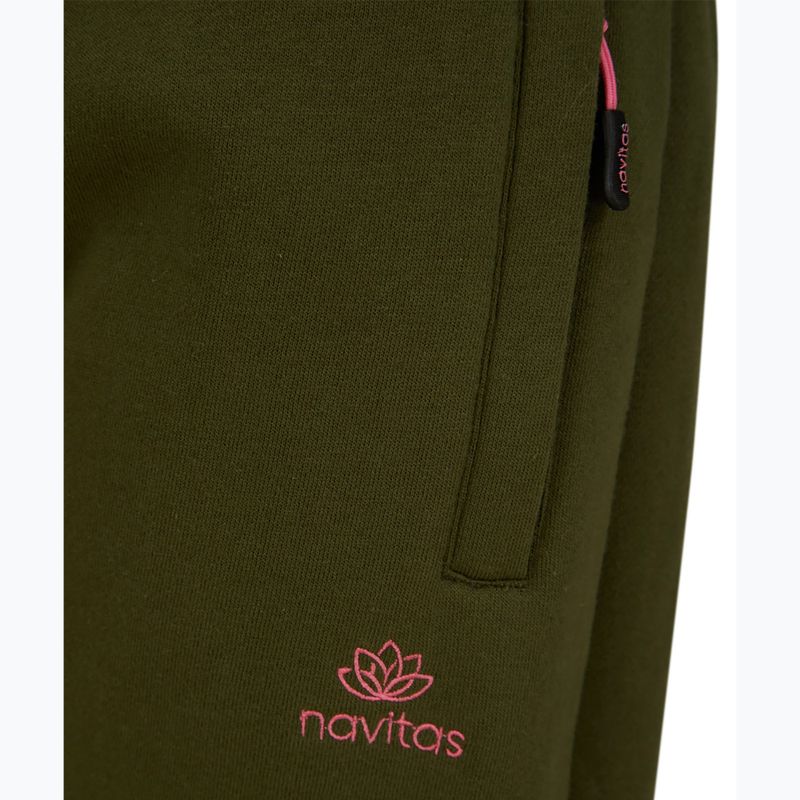 Dámské kalhoty Navitas Lily Sherpa Jogger green 3