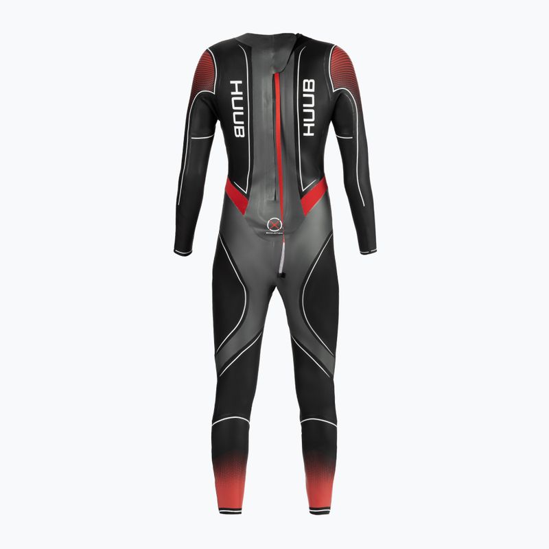 Pánský triatlonový neopren HUUB Aegis X 3:5 black/red 2