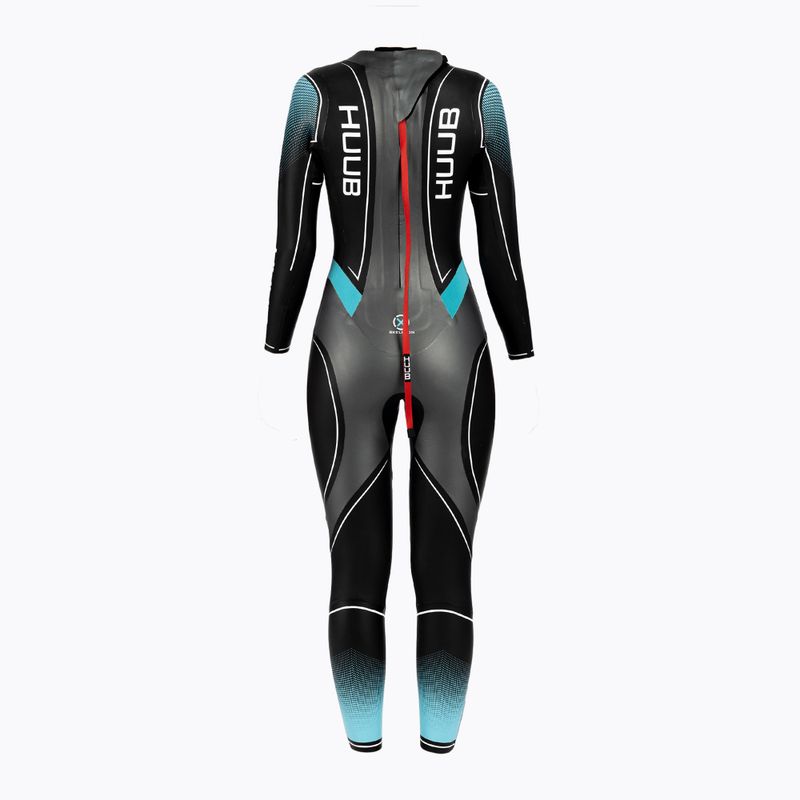 Dámský triatlonový neopren HUUB Aegis X 3:3 black/teal 2