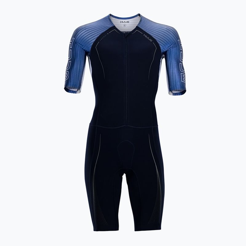 HUUB pánský triatlonový oblek Anemoi Aero + Flatlock černo-modrý ANEPF 8