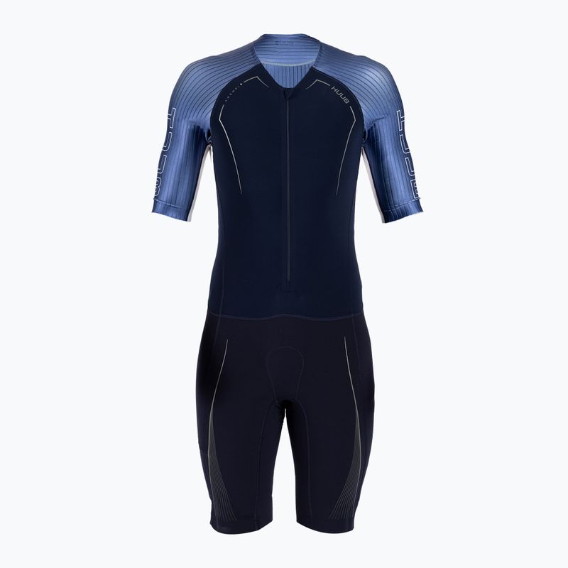 HUUB pánský triatlonový oblek Anemoi Aero + Flatlock černo-modrý ANEPF