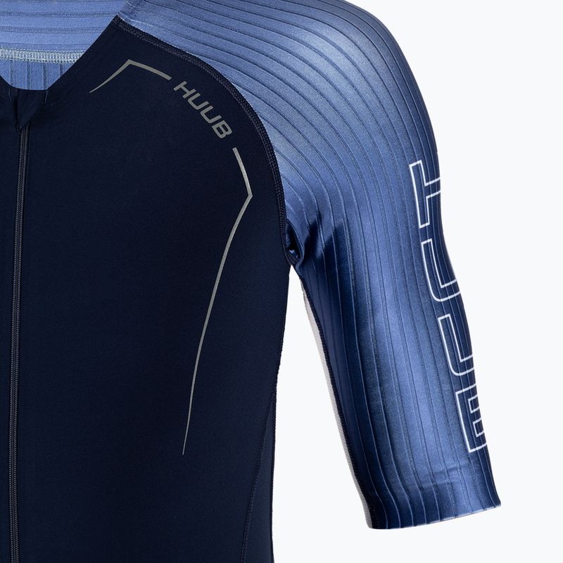 HUUB pánský triatlonový oblek Anemoi Aero + Flatlock černo-modrý ANEPF 3