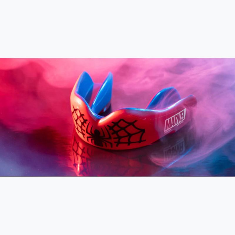Dětský chránič čelisti SAFEJAWZ Marvel Spider Man red 3