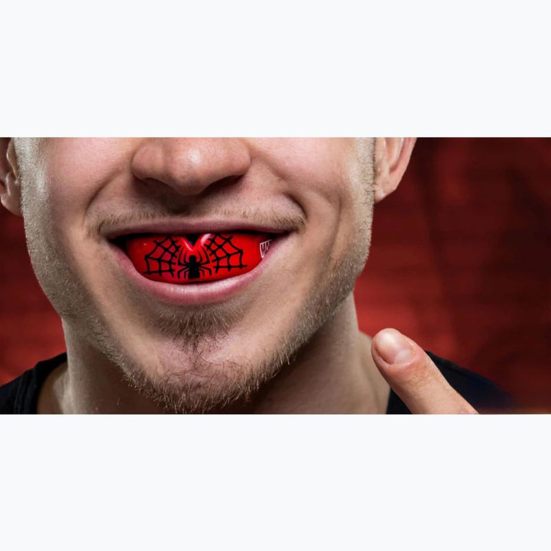 Dětský chránič čelisti SAFEJAWZ Marvel Spider Man red 4