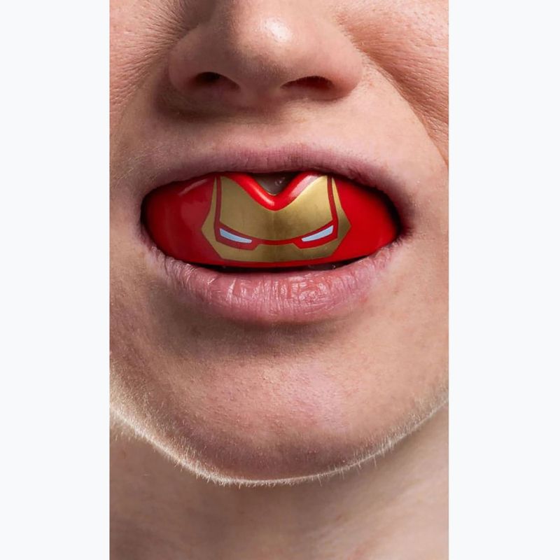 Dětský chránič čelisti SAFEJAWZ Marvel Iron Man red 3