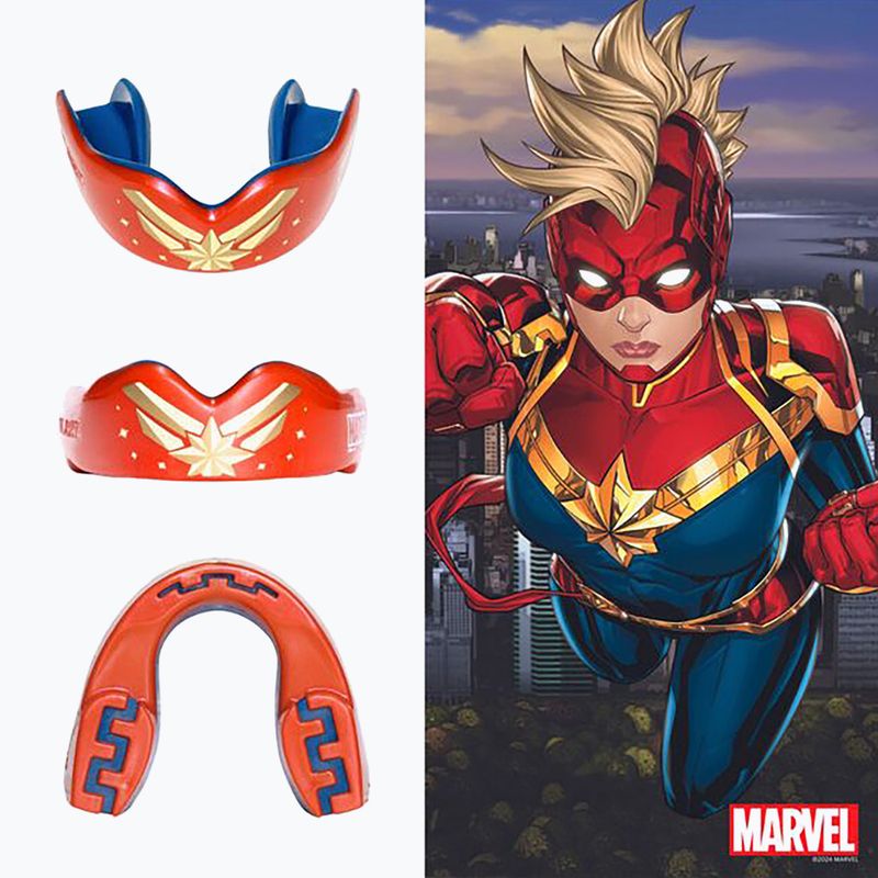Chránič čelisti SAFEJAWZ Marvel Captain Marvel red 3