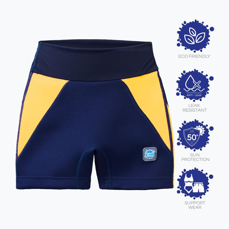 Plenkové plavky Splash About Splash Jammers SJACNYL navy/yellow 4