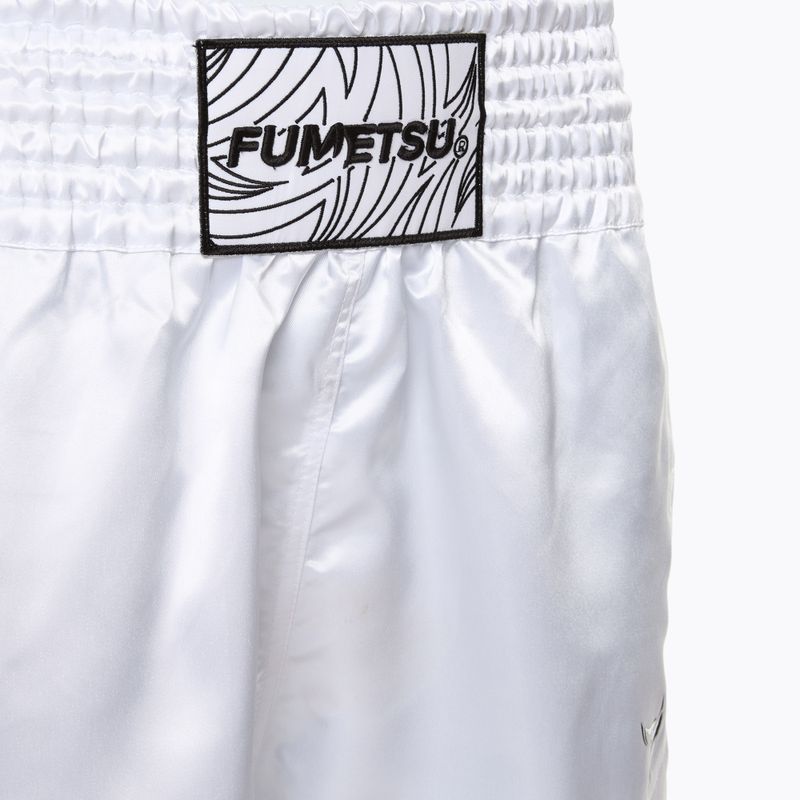 Pánské tréningové šortky  FUMETSU Origins Muay Thai white 3