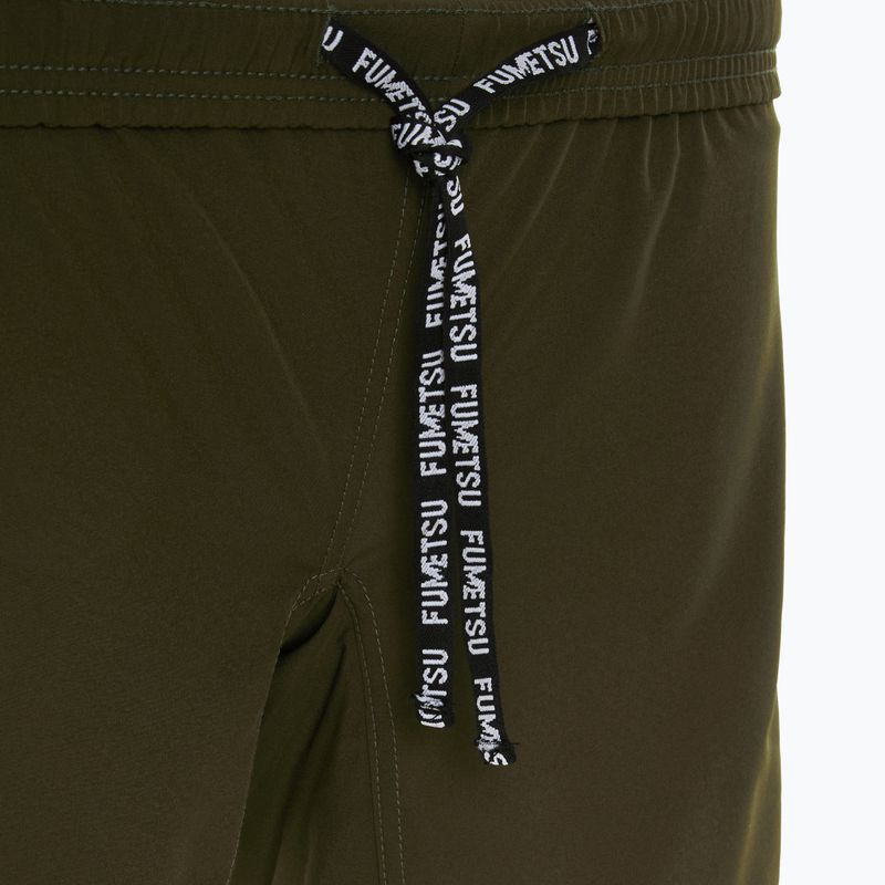 Pánské tréningové šortky  FUMETSU Origins Dual Layer khaki 5