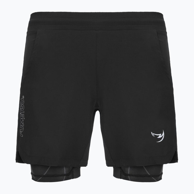 Pánské tréninkové šortky FUMETSU Icon Dual Layer black