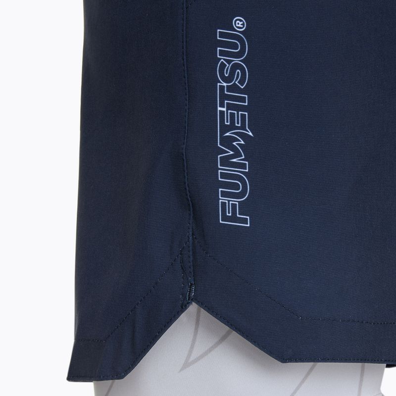 Pánské tréninkové šortky FUMETSU Icon Dual Layer navy/ white 5