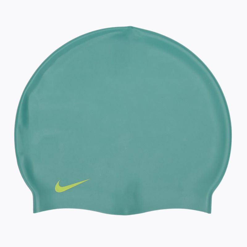 Plavecká čepice Nike Solid Silicone green abyss