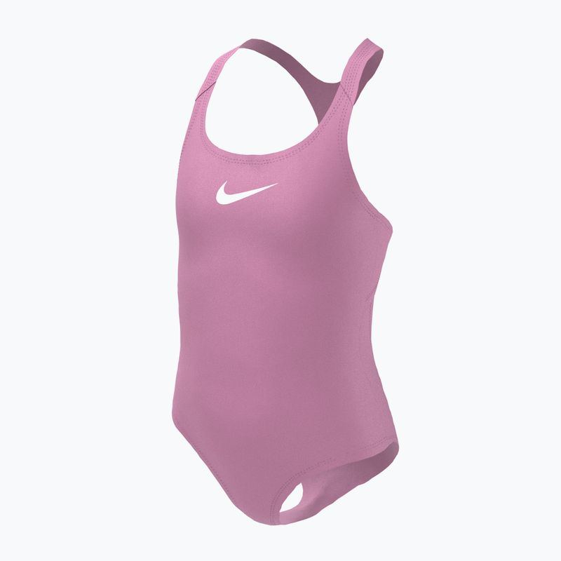 Dětské jednodílné plavky Nike Essential Racerback růžové NESSB711-670 4