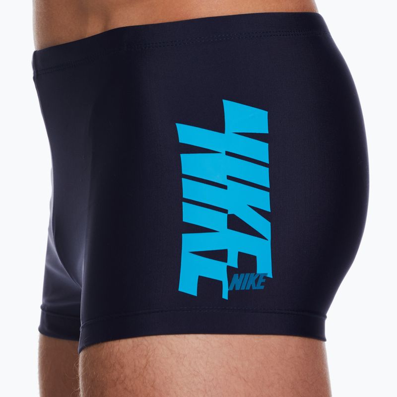 Pánské plavecké boxerky Nike Shift Square Leg navy blue NESSD638-440 8