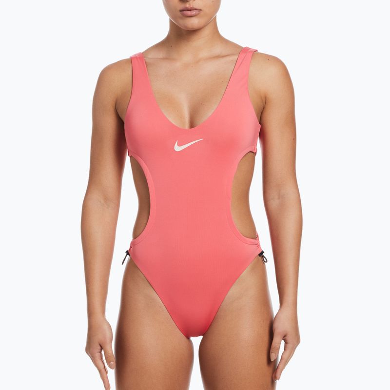 Dámské jednodílné plavky Nike Wild pink NESSD255-683