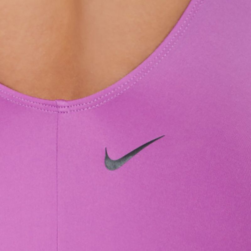 Dámské jednodílné plavky Nike Multi Logo U-Back fuchsia dream 8