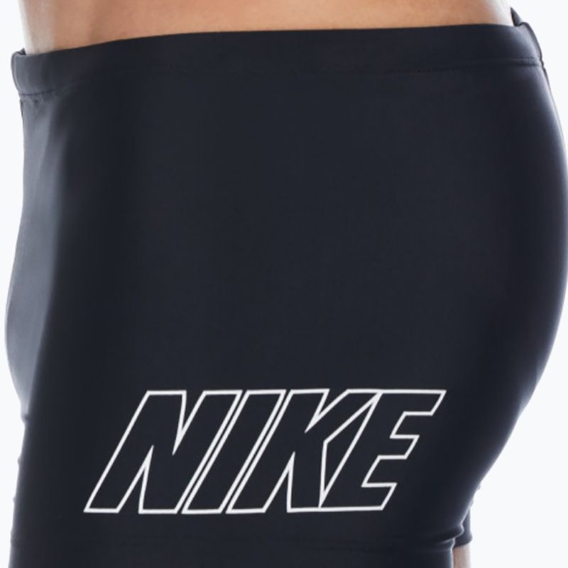 Pánské plavecké boxerky Nike Logo Square černé 7