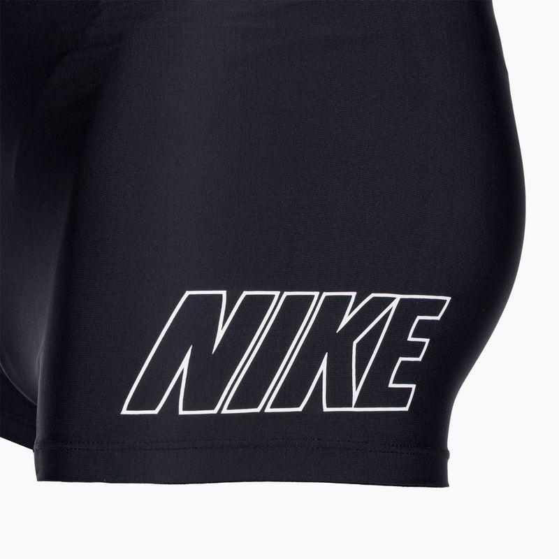 Pánské plavecké boxerky Nike Logo Square černé 4