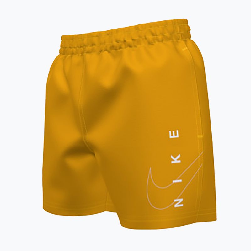 Dětské plavecké šortky Nike Split Logo 4" Volley laser orange 5