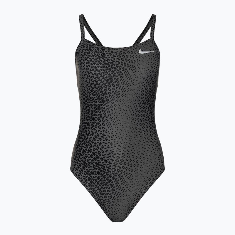 Dámské jednodílné plavky  Nike Hydrastrong Delta Racerback black