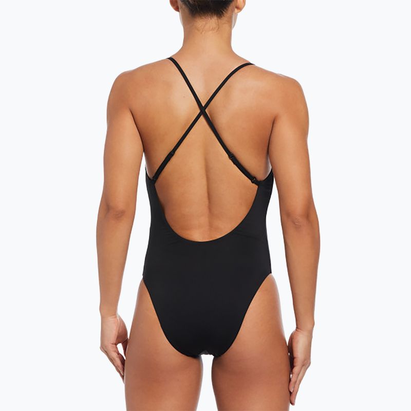 Dámské jednodílné plavky  Nike Sneakerkini 2.0 Croccback black 6
