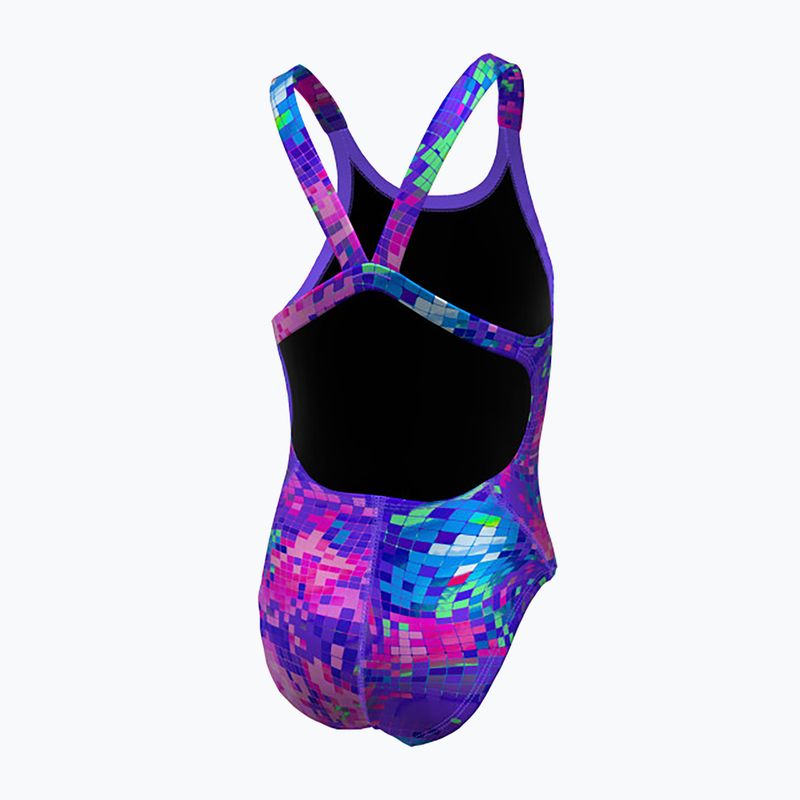 Dětské jednodílné plavky  Nike Hydrastrong Multi Print Fastback persian violet 2