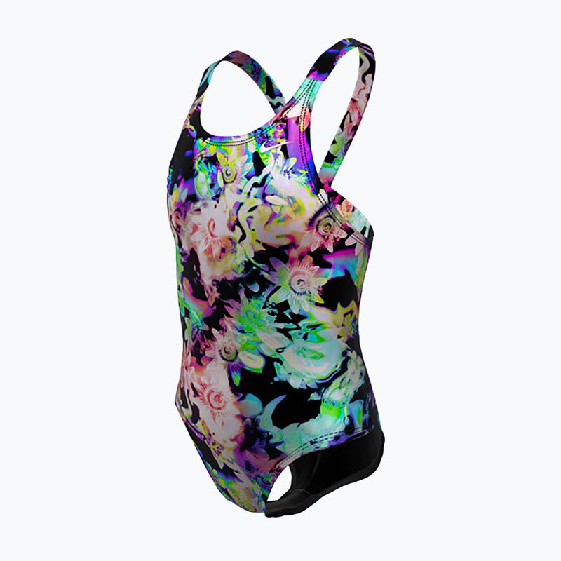 Dětské jednodílné plavky  Nike Hydrastrong Multi Print Fastback rainbow 3