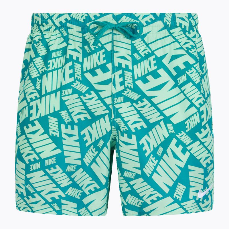 Pánské plavecké šortky Nike Tossed 5" Volley vapor green