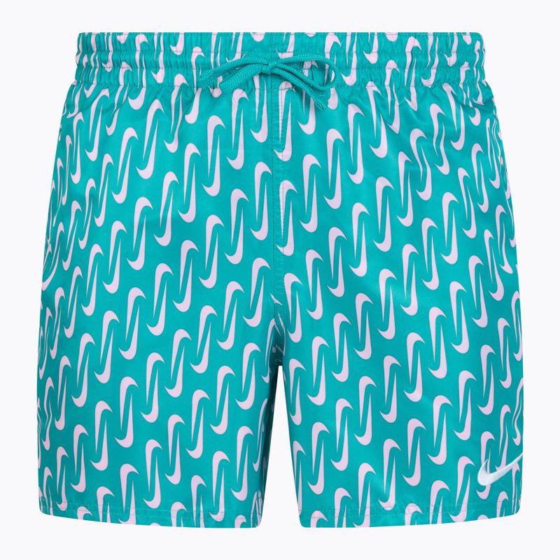 Pánské plavecké šortky Nike Swoosh Link 5" Volley dusty cactus