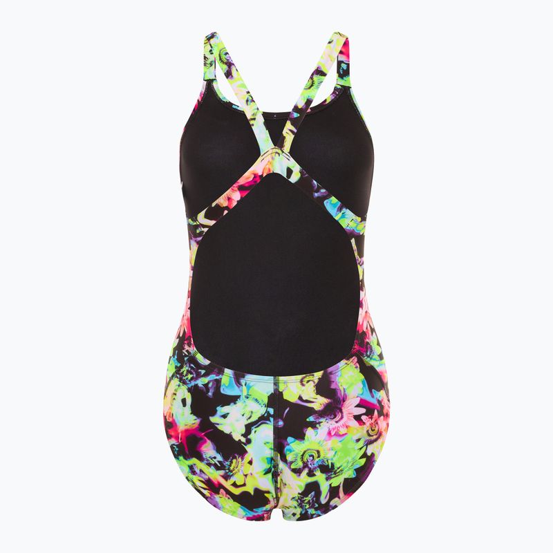 Dámské jednodílné plavky  Nike Hydrastrong Multi Print Fastback rainbow 2