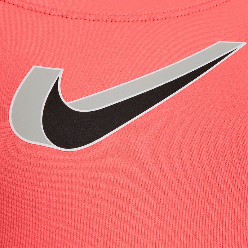 Dámské jednodílné plavky  Nike Hydrastrong 3D Swoosh Fastback hot punch 3