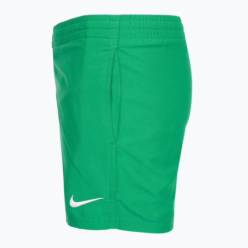 Dětské plavecké šortky Nike Essential 4" Volley stadium green 3