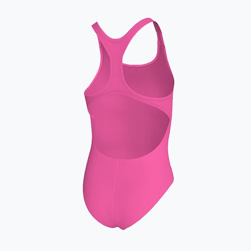 Dětské jednodílné plavky Nike Essential Racerback hyber pink 2