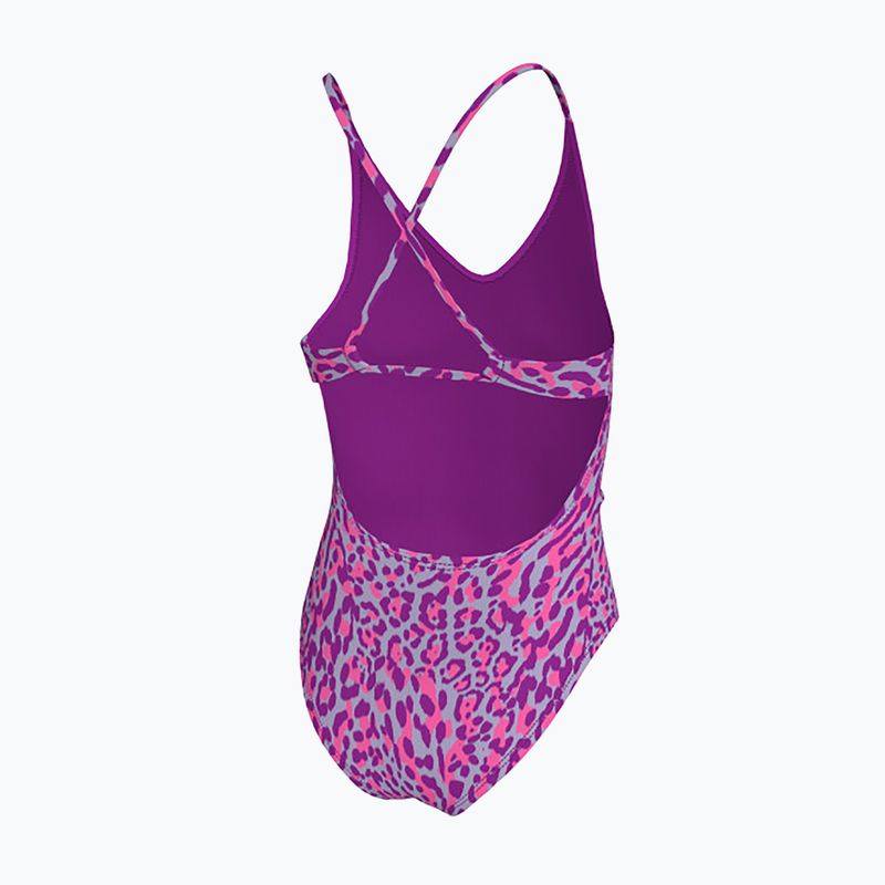 Dětské jednodílné plavky Nike Wild Lace Up vivid purple 2