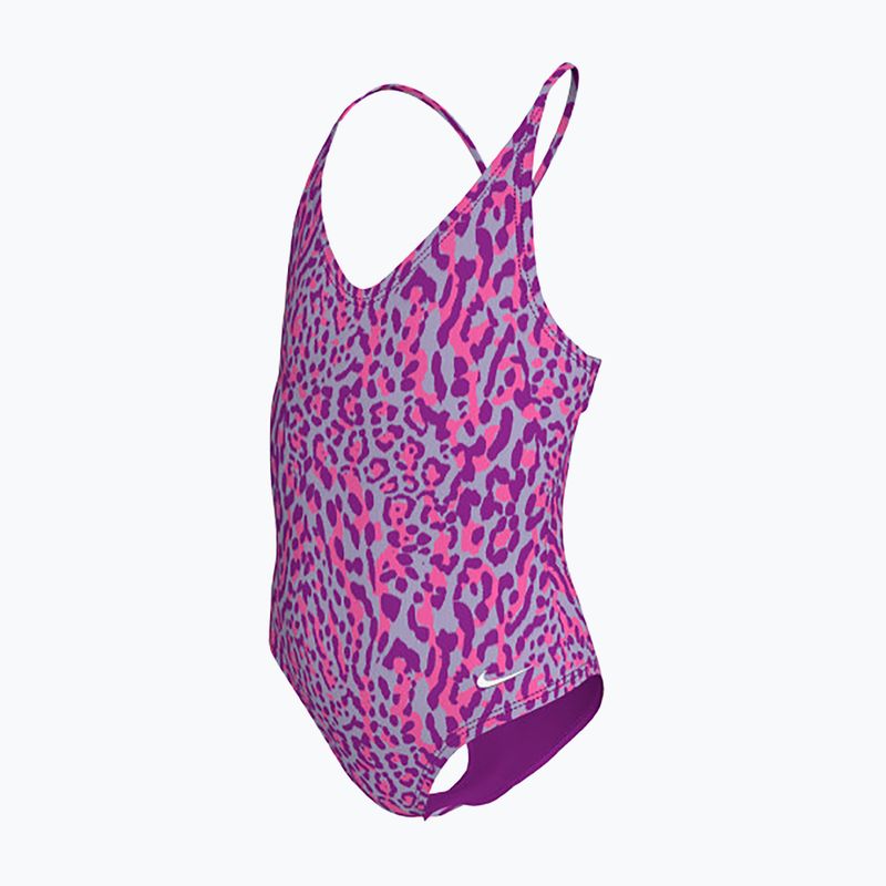 Dětské jednodílné plavky Nike Wild Lace Up vivid purple 3