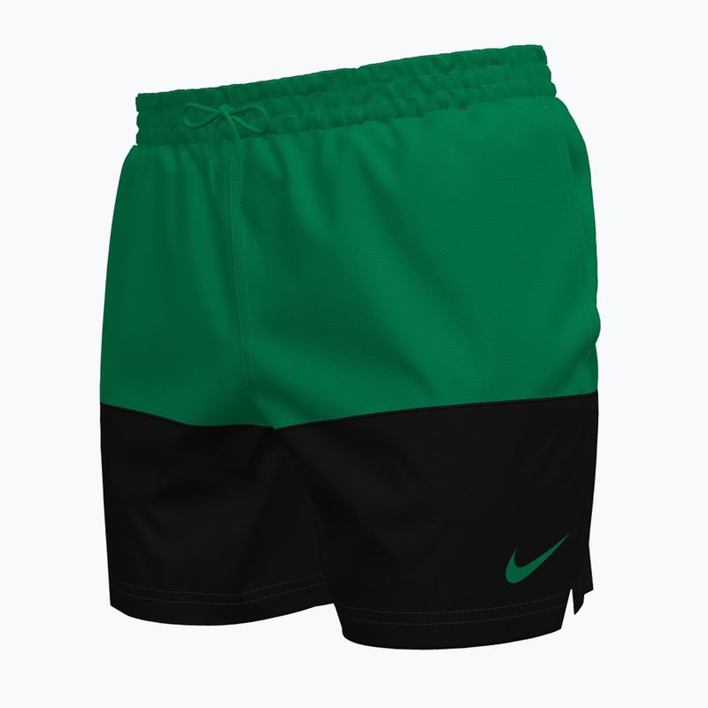 Pánské plavecké šortky Nike Split 5" Volley stadium green